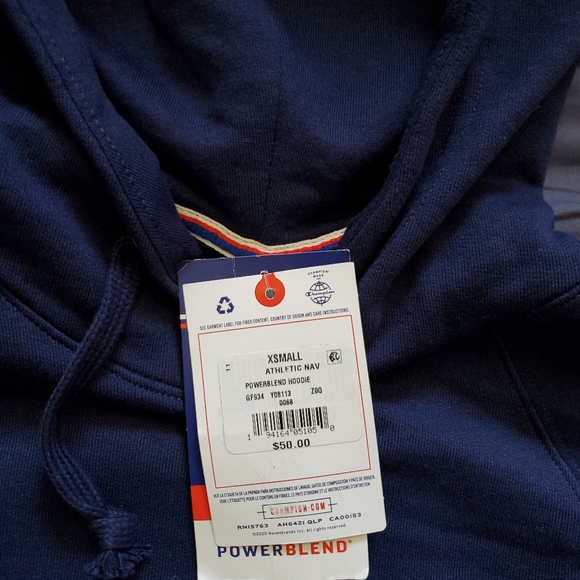 Champion Women's Powerblend Hoodie, Screen Print S - XSmall - Picture 4 of 5